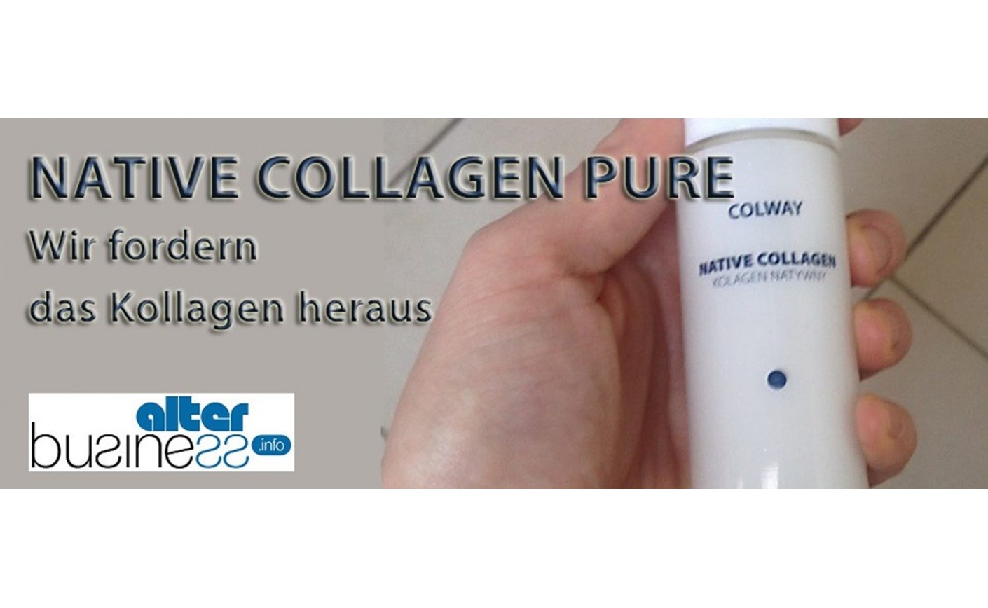 Native Collagen Pure. Wir fordern das Kollagen heraus